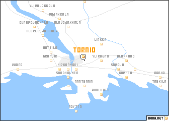 Tornio map